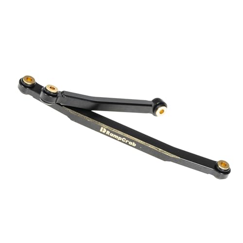 RC Steering Links for CR18P, Brass High-Tightening Rod Tie Link for 1/18 CR18P EVO & EVO PRO Upgrade Parts, Brass, Black - color: Brass