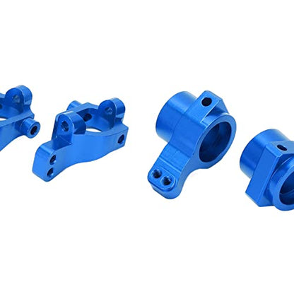 RC Block C Hub Carrier, Aluminum Alloy Steering Cup Upgrade Part Set for LOSI 22S 1/10 Rear Drive Short Course Truck (Blue - color: Blue