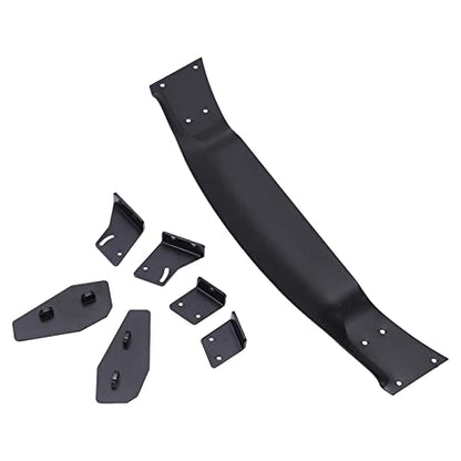 Aluminum Alloy Rear Spoiler Wing for 1/10 RC On Road Racing Drift Car, Universal RC Tail Wing with Bolt - On Design, Powder Coated Black Rear Wing for HSP Kyosho