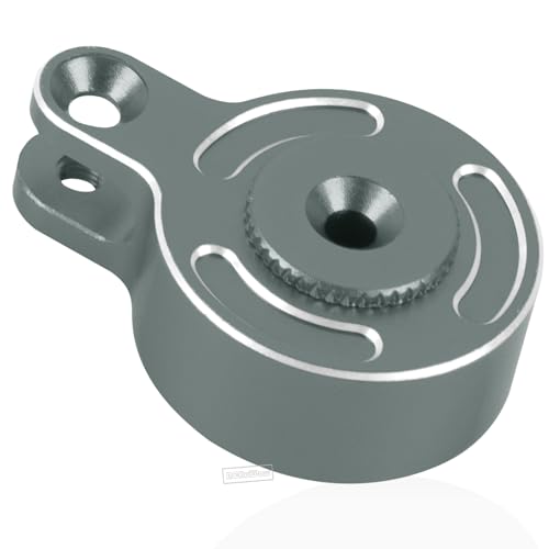 RC Servo Saver Set 25T Upgrades Part for 1/10 Big Rock 3S BLX,Granite/Senton 3S BLX & Mega550,Kraton/Outcast 4S BLX,1/8 Typhon 3S BLX& Mega550,Alloy Fixed Link Steering Servo Saver,Titanium - color: Titanium-1 Set
