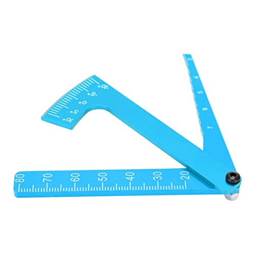 RC Aluminum Caliper Wheel Height Camber Angle Gauge Ruler Universal fit for Car Blue - color: Blue