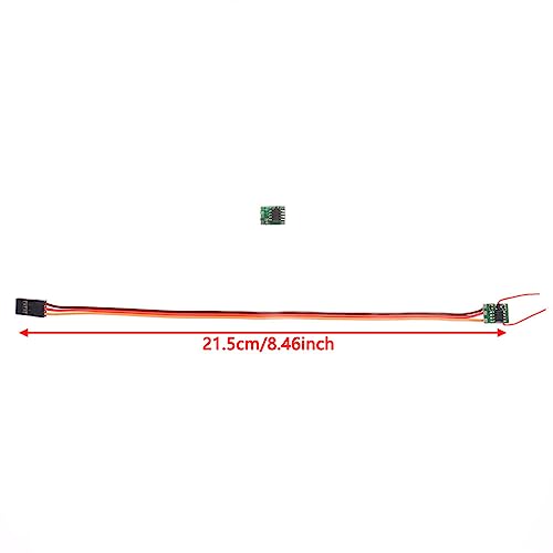 2Pcs Micro 1A Mini ESC DIY Two-Way Forward and Reverse Brushed DC 5V JR Connector ESC for Mini RC Model Aircraft Drones