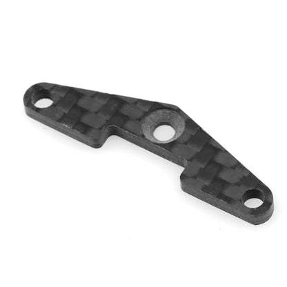 Suspension Tie Rod Mount Pull Rod Bracket for Tamiya TT-02S TT02B 1/10 RC Car, Carbon Fiber Style Decorative Upgrade Parts, High-Precision Steering & Linkage Base Holder Set
