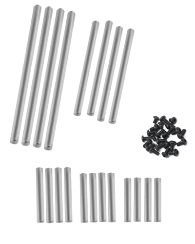 RC Upgrades Part 8940X Suspension Pin Set,Complete (Hardened Steel),Includes:(4) 4x85mm (4) 4x46.5mm (4) 4x28mm (4) 4x26mm (4) 4x24mm (14)