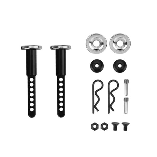 RC Crawlers Components For Axial For SCX10 II 90046 90047 90059 90060 1/10 Front Rear Extended Body Post Mounts Shell Column With Magnet RC Crawler Upgrade Parts(47mm) - size: 47mm