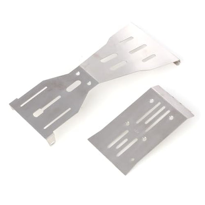 LCX Racing 1/10 RC Crawler Car Stainless Steel Chassis Guard Skid Plate Guard Armor for RC Truck Arrma Fury, Upgrades Parts Accessories