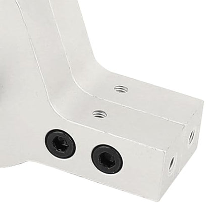 CNC Aluminum D90 Transfer Case Gearbox for 1/10 RC Car Crawler RC4WD Defender 90 TF2 Axial SCX10 Chassis Upgrade Parts (Silver) - color: Silver