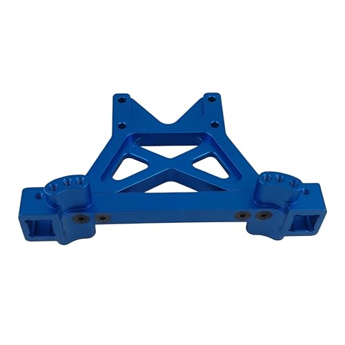 Front Rear Shock Tower Mounts for T-Maxx E-Maxx REVO 3.3 RC Cars (Blue) | Aluminum,1/10 Scale,Upgrade Parts,4917R Compatible,CNC Machined,High Strength,Precision Fit,Wear Resistant - color: Blue