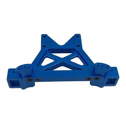 Front Rear Shock Tower Mounts for T-Maxx E-Maxx REVO 3.3 RC Cars (Blue) | Aluminum,1/10 Scale,Upgrade Parts,4917R Compatible,CNC Machined,High Strength,Precision Fit,Wear Resistant - color: Blue