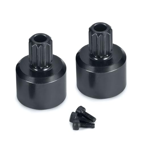 RC Car Differential Cup for X-Maxx 8S 77086-4 for Buggy 1/5 1Pair Metal Diff Drive Cup RC Trucks Car Upgrade Parts Model Accessories Modified Crawlers(Double) - size: Double