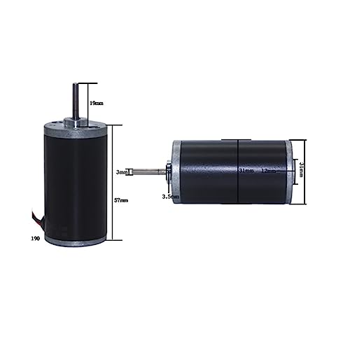 31ZY Permanent Magnet DC Motor Electric Brushed Motor CW/CCW, 6V 12V 24V 3500-8000 RPM Permanent Magnet Motor Brushed Motor (24V 5000 RPM) - size: 24V 5000RPM
