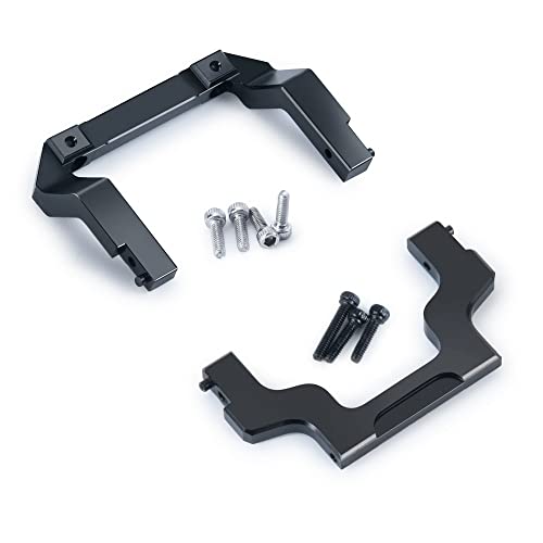 RCLIONS Aluminum Front&Rear Bumper Mount Plate for Axial SCX24 AXI00001 Upgrades 1/24 RC Crawler Car Accessories