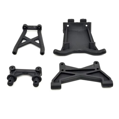 RC Upgrade Bumper Compatible with ZD for Racing for DBX07 1/7 RC Car Upgrade Parts Spare Accessories Front Bumper and Body Post Set