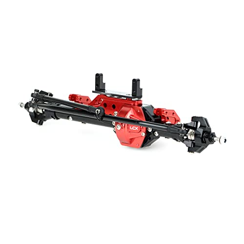 LCX Racing 1/10th RC Crawler Car CNC Aluminum AR60 OCP Upgrade Front Axle Complete Set for Axial Wraith RR10 Bomber SMT10, Upgrades Parts Accessories (Front Axle)