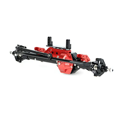LCX Racing 1/10th RC Crawler Car CNC Aluminum AR60 OCP Upgrade Front Axle Complete Set for Axial Wraith RR10 Bomber SMT10, Upgrades Parts Accessories (Front Axle)