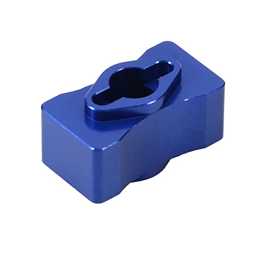 kingsea RC Metal Lock Straight Shaft Differential Posi Locker Spool Upgrade Parts Compatible with Team Associated DR10 Drag Race Car (Blue) - color: Blue