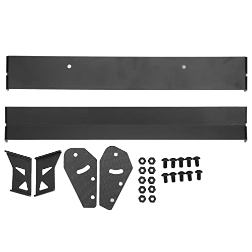 RC Car Tail Wing Rear Spoiler for 1/10 On Road Racing Drift Car, Aluminum Alloy and Carbon Fiber Rear Wing with Mounting Kit, Universal Fit for HSP Kyosho