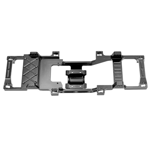Full Metal Chassis Frame for FMS 1/24 Power Wagon FCX24 RC Crawler Car Model Upgrade Part (Black) - color: Black