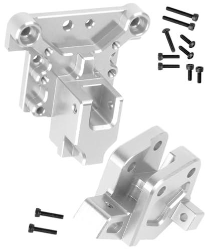 Rear Brace and Wing Bracket Upgrades Part for 1/8 Kraton 6S V6-(ARA8708V6/ARA8608V6),Notorious 6S V6-(ARA8611V6),RC Aluminium Rear Brace & Wing Bracket,Replace(ARA320757),Silver - color: Silver - (Aluminium Upgrades Part)