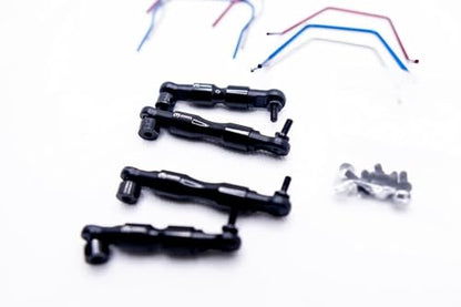 Full SWAY BAR Set (Black) for h 4x4 Slash, Rustler, Stampede, etc...