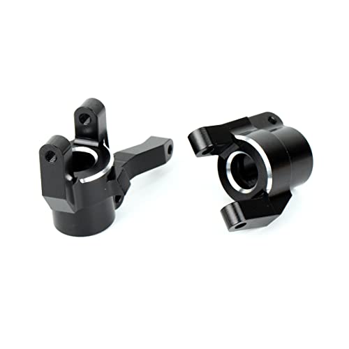 LCX Racing 1/6 RC Crawler Car CNC Aluminum AR90 Front Axle Steering Knuckle Carriers L/R C Hubs for Axial SCX6 AXI05000, Upgrades Parts Accessories