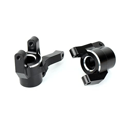 LCX Racing 1/6 RC Crawler Car CNC Aluminum AR90 Front Axle Steering Knuckle Carriers L/R C Hubs for Axial SCX6 AXI05000, Upgrades Parts Accessories