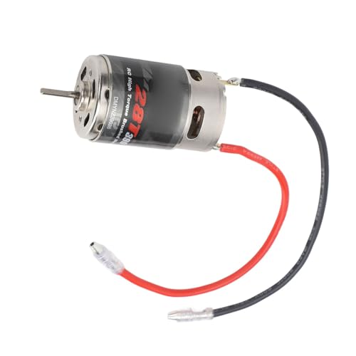 390 RC Motor Stainless Steel Brushed Low Noise Black Brushed RC Motor for 1/16 RC Car