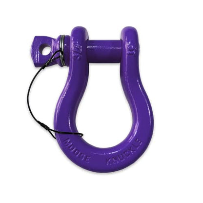 B'oh Spin Pin 3/4” Recovery Shackle | 10,000 lbs Capacity - High-Strength Carbon Steel with 7/8" Pin Recovery Gear Towing Accessories - Pin Style : Screw, Grape Escape - color: Grape Escape