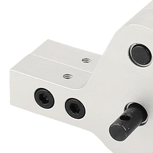 CNC Aluminum D90 Transfer Case Gearbox for 1/10 RC Car Crawler RC4WD Defender 90 TF2 Axial SCX10 Chassis Upgrade Parts (Silver) - color: Silver