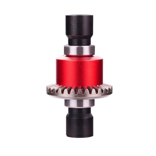45# Steel Differential Diff Gear for 1/16 H16207 16208 16209 16210 H16H H16E H16P H16BM H16BM H16GT H16DR Series Upgrades Part Red - color: Red
