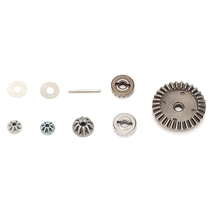 1/16 Metal Differential Gear Pinions with Drive Gear, Aluminum Alloy RC Car Differential for 16889A 16889 SG1601 SG1602 M16103, High - Strength Replacement Parts
