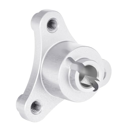 Metal Aluminum Alloy 7075 RC Slipper Clutch Eliminator Compatible with Traxxas 1/10 Stampede/Slash 4x4 VXL RC Car Upgrade Parts (Silver) - color: Silver