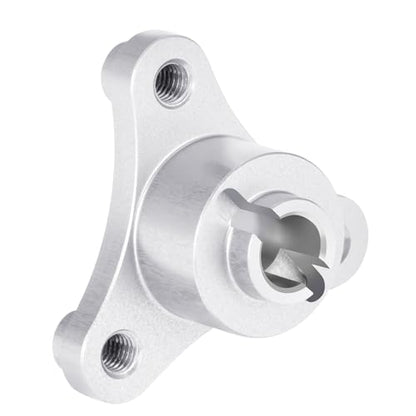 Metal Aluminum Alloy 7075 RC Slipper Clutch Eliminator Compatible with Traxxas 1/10 Stampede/Slash 4x4 VXL RC Car Upgrade Parts (Silver) - color: Silver