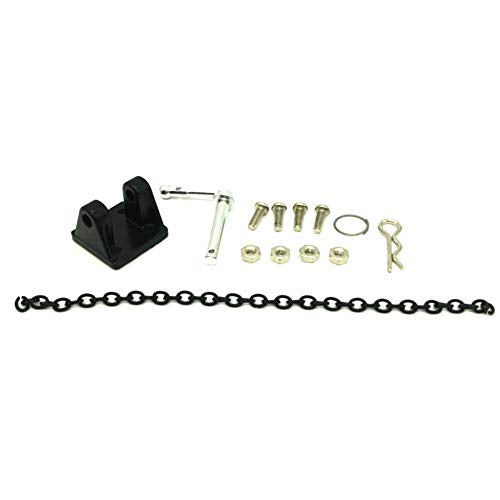 Replacement Part For 1/10 Simulation Accessories Car Hitch Spare Tow Shackles Parts Model Trailer Hook Set Metal Rope Chain Climbing RC Crawler