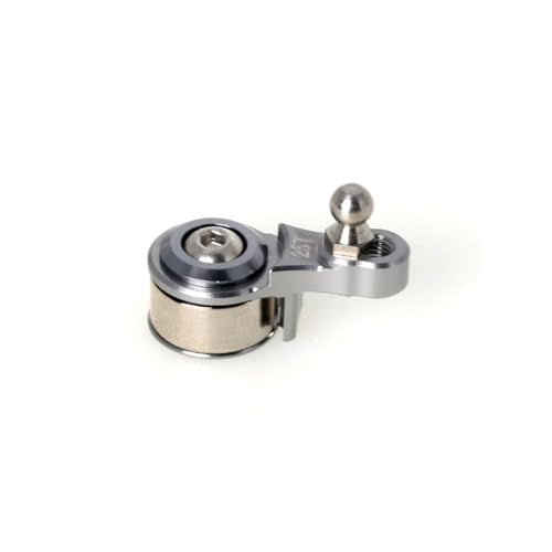 LCX 1/10th RC Crawler Car CNC Machined Aluminum Servo Horn Servo Arm 25T for TRX4 TRX6, Upgrades Parts Accessories (Grey) - color: Grey