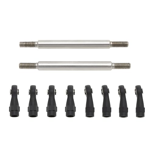 MEUS RACING 1/10 Links Steel Chassis Links Kit for Traxxas TRX4 Axial SCX10 Tamiya CCO1 Redcat Gen8 1/10 RC Crawler (60mm) - size: 60mm