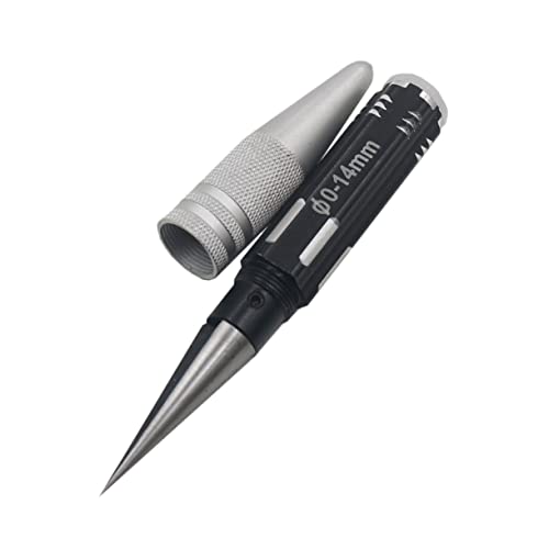 Hemoton 1pc Rc Aircraft Hole Opener Reamer Tool for Car Shells Lightweight Steel Design for Easy Use High Strength Material for Reduced Wear for DIY Model Repairs Black
