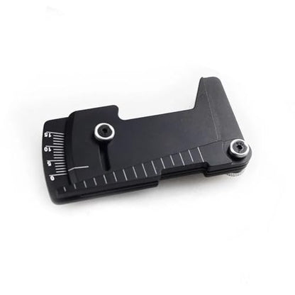 RC Crawlers Components for CNC Adjustable Ruler RC Car Height and Wheel Camber Measurement 15 Degree Alloy Tool Spare Parts Toy Models - color: Black