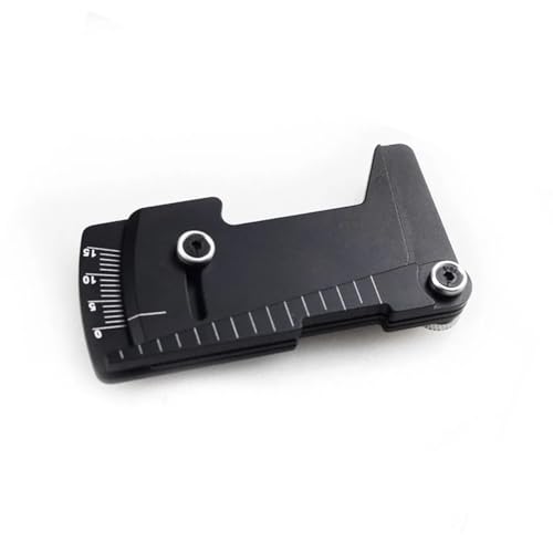 RC Crawlers Components for CNC Adjustable Ruler RC Car Height and Wheel Camber Measurement 15 Degree Alloy Tool Spare Parts Toy Models - color: Black