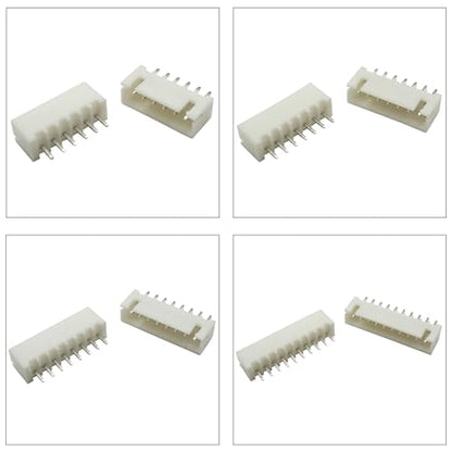 JST Connector Kit, XH2.5 DIP Header Jst 2.54mm Pitch IC Socket Plugs Adapter JST Connector Kit 75Pcs, JST-XH 2/3/4/5/6/7/8/9/10/12Pin DIP Header Through Hole Vertical Header (XH2.5-DIP-Ver) - size: JST-2.5MM-XH-DIP-Vertical Header