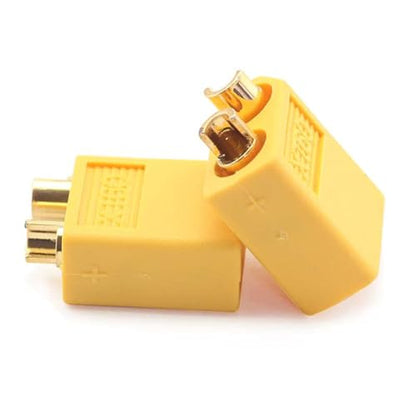 Xt60 Connector, 10 Pairs XT60 XT-60 Male and Female Bullet Connector Power Plug with 20 Pairs of Heat shrinkable Tubes, Suitable for Remote Control Aircraft auto Parts.skrnrhrery