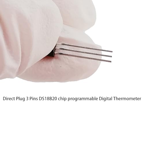 10Pcs DS18B20 Digital Temp Sensor, 3-Pin Direct Plug, DS18B20 Temperature Sensor Digital Thermometer -55°C to 125°C, Temperature Sensor Temperature Acquisition TO-92, - style: 10Pcs DS18B20 Digital Temp Sensor,
