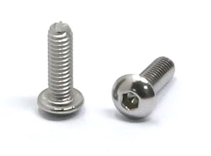 iexcell 100 Pcs M2.5 x 8mm Thread Pitch 0.45 mm Stainless Steel 304 Hex Socket Button Head Cap Screws Bolts Kit - size: M2.5 x 8mm
