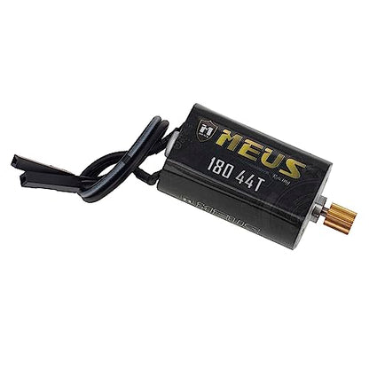 MEUS RACING TRX4M Motor 44T 180 Pro Brushed Motor with Brass Pinion Gear for TRX4M Defender/Bronco/K10/F150 1/18 RC Crawler Upgrades Toy Vehicles and Accessories(44T)