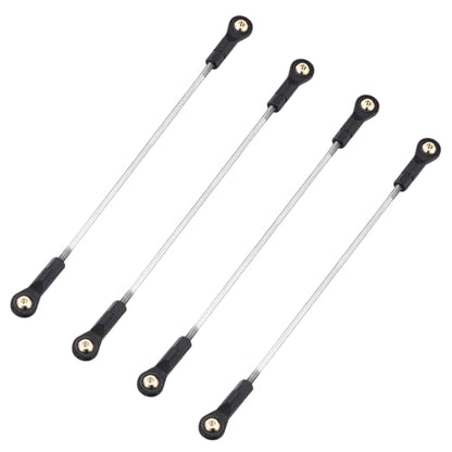 MECCANIXITY 2Pcs Adjustable Turnbuckles Camber Links, 164-174mm Turnbuckle Rod Steering Servo Linkage with M3 Ball Head Rod Ends for RC Car Replace Parts DIY - size: 164-174mm