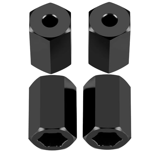 MORLORDY 7mm to 12mm RC Wheel Hex Hubs 4Pcs 18mm Thick Hex Drive Adapters for 1/16 Losi Mini-T 2.0, Mini-B, Mini JRX2, Mini JRXT and All 1/16 RC Car Which Hex is 7MM - color: 18mm