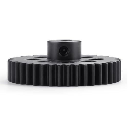 Steel M1 Pinion Gear 42T 5mm Shaft Motor Gears for 1/8 1/10 RC Brush | Brushless Motor Electric Car/Truck Part - size: 42T