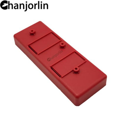 1/10 Crawler Car Battery Tray Case RC Hard Plastic Battery Box Accessories for 2S Lithium & 7.2V NiMH Battery Compatible with 1:10 Off Road Buggy Car Traxxas TRX4 Axial SCX10 II (Red) - color: Red