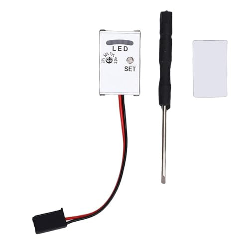 RC 3 Axis Gyro, Stability Control Gyro Module with Adjustable Sensitivity for RC Drift Rally Trucks, Compatible with 3 Wire Servo and Aluminum Housing