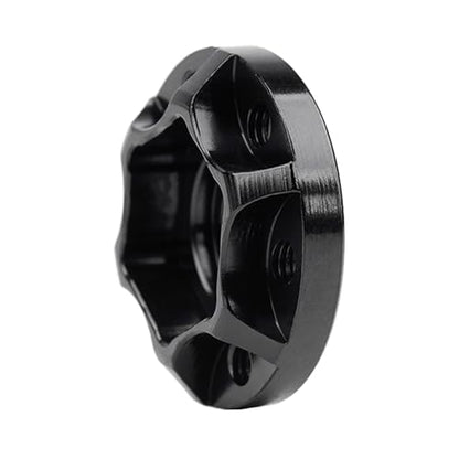 4pcs RC Accessories Aluminum 12mm Wheel Hex Hub Adapter Wheel Extension for 1/10 RC Crawler 1.9inch or 2.2inch Wheel RimAxial Scx10 Trx4 Wraith Gen7 Gen8 D90 CC01 1/10 RC Crawler (Black 6mm) - size: 6mm